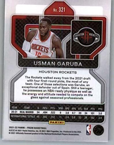 2021-22 Panini Prizm 321 USMMAN GARUBA HOUSTON ROCKETS RC Rookie NBA košarkaška baza trgovačka kartica