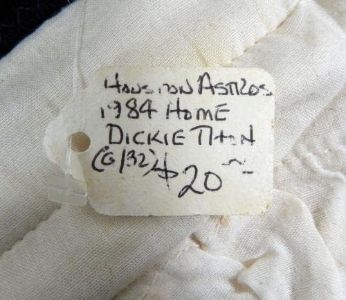 1984 Houston Astros Dickie Thon Rabljene bijele hlače 32 DP36441 - Igra Polovne MLB hlače
