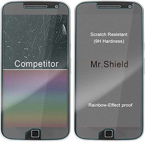 Mr. štit [3-PACK] dizajniran za Motorola Moto G4 Plus / Moto G Plus [kaljeno staklo] zaštitnik ekrana sa doživotnom zamjenom