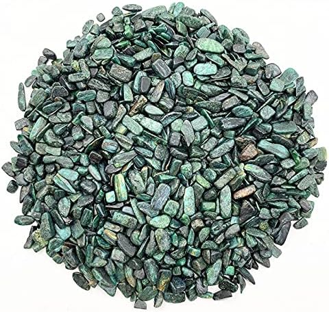 Ruitaiqin Shitu 50g Prirodni zeleni kristali Šljunak srušeni kamenje Minerali Akvarij ukras Bulk Reiki Gemstones Početna Dekor YLSH114