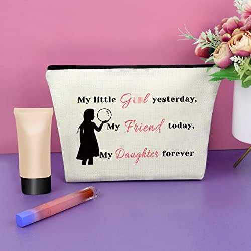 Vjenčani pokloni za kćerke kćerke od mame i tate šminka torbice kćeri rođendanski pokloni ideje Diplomirane poklone Kozmetička torba