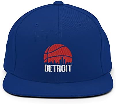 Detroit Basketball Skyline Retro Piston Snapback Šešir Bejzbol Kapa