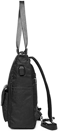 Vodootporni stilski ruksak za laptop žene 13 13.3 14 15.6 inča Korejski modni Oxford platno USB College Back back kašika ženska, crna, 13.3-14 inča, dnevni list_backpacks