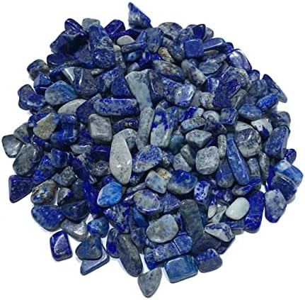 Yaymer A + 1000g 5-7mm Natural Blue Lapis Lazuli Kvarcni kristalni polirani šljunčani uzorci Prirodni kamenje i minerali Rezervoarni