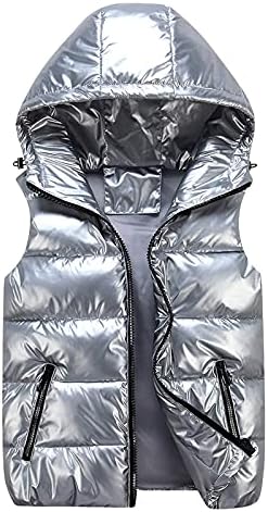 IcoDod jakna za jaknu bez rukava na puffer prsluk za žene žene modne dukseve plus veličina zimski topli prekrivani prsluk dolje