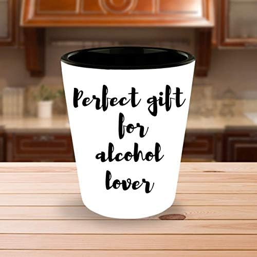 Brandy Alexander Koktel Shot Glass Lover Fan Funny Poklon Ideja Za Prijatelja Alkohol Miješano Piće Liquor 1.5 Oz Shotglass