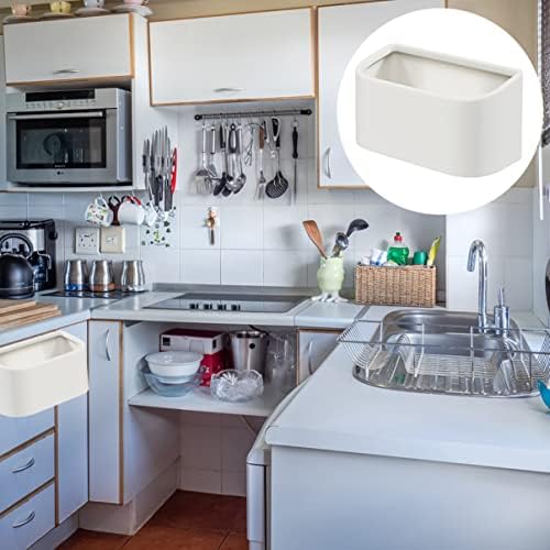 HONMEET viseći zid bijeli ormar za mala vrata kanta za otpatke može se montirati zidni zid-smeće kuhinja kante za smeće montiran kupatilo