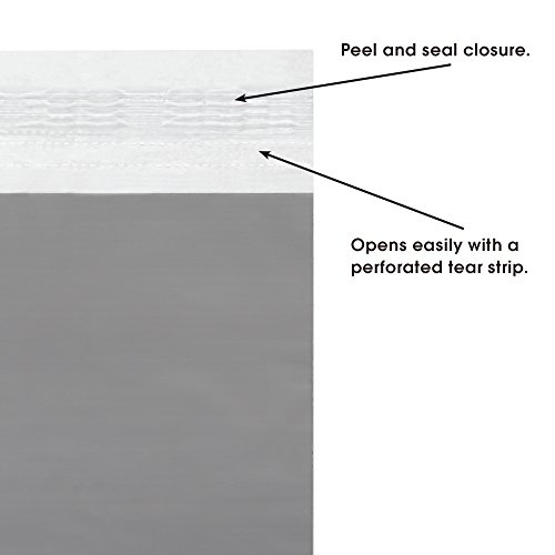 Aviditi Clear View Poly koverte, 10 x 13, prozirno / bijelo, samo zaptivanje, vodootporno i otporno na probijanje, za pakovanje, slanje