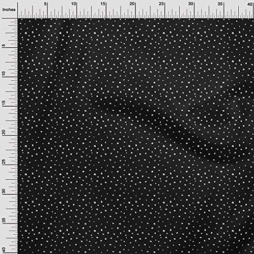 oneOone Cotton Cambric Crna tkanina apstraktna šivaća tkanina by the Yard štampana DIY odjeća za šivanje potrepština 56 inča široko-sk