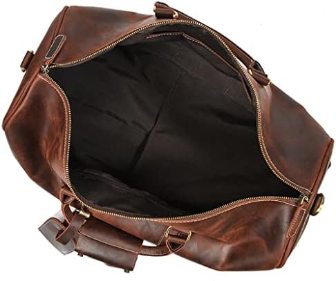 WYBFZTT-188 Vintage Muška torba za ručnu prtljagu Putna torba sa džepom cipela Geunin kožni glasnik za laptop