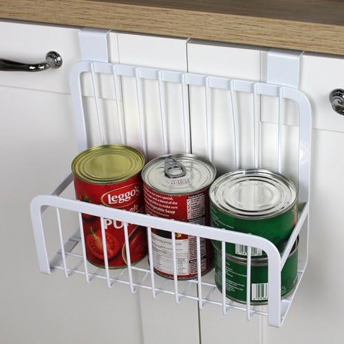 Okokmall US - Skladište kuhinje može začiniti držač nosača čelične viseće korpe preko ormarića vrata 1x