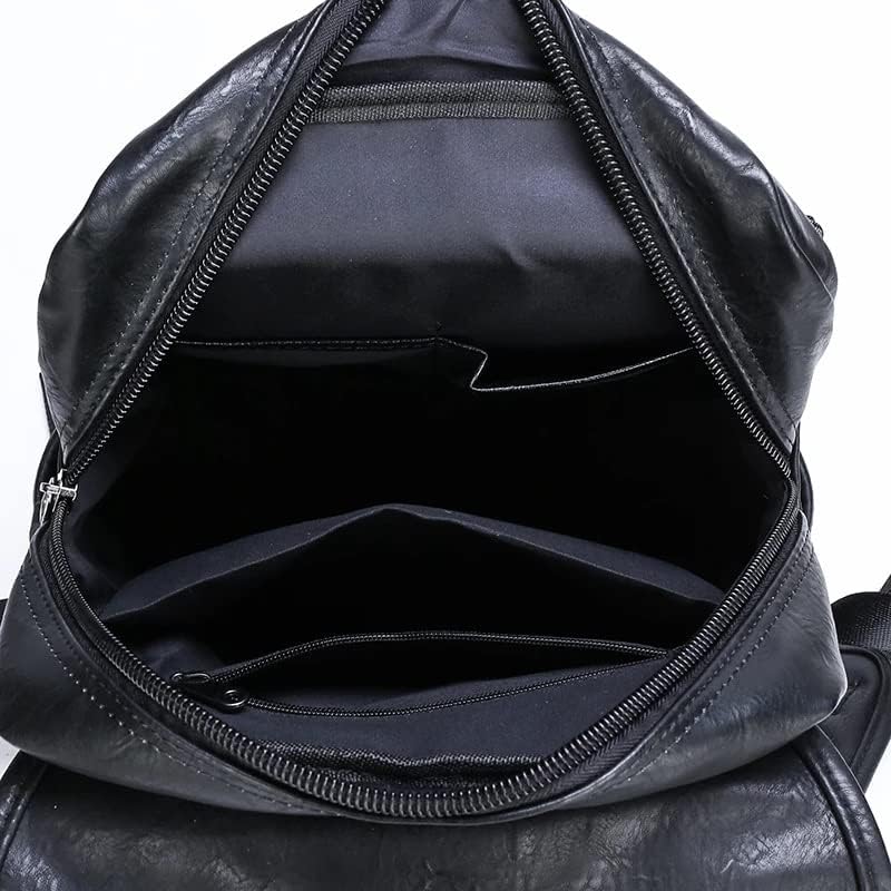 Lhllhl muški ruksak putni školski torba veliki kapacitet teen kožni ruksak za laptop