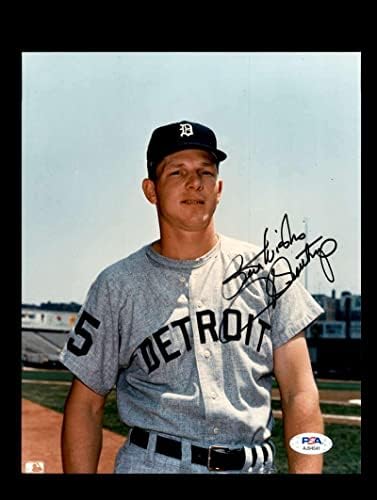 Jim Northrup PSA DNK potpisao je 8x10 fotografija Tigers Autograph - autogramirana MLB fotografija
