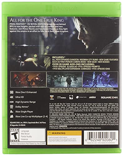 Final Fantasy XV Kraljevsko izdanje - Xbox One