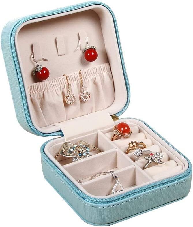 Fchaibin mala putna kutija za nakit Organizator prenosiva putna torbica za nakit za minđuše, prsten, ogrlicu, Organizator nakita za djevojčice žene