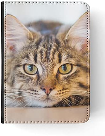 Slatka obožavana siva tan mačka mačića Flip tablet poklopac kućišta za Apple iPad Mini