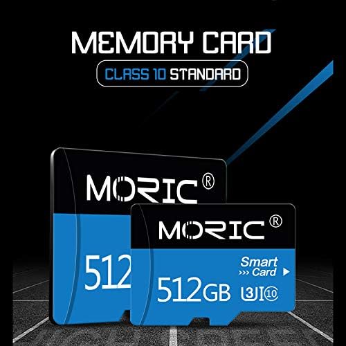 Micro SD kartica sa adapterom 512GB memorijska kartica velike brzine klase 10 TF kartica za pametni telefon,kameru, Tablet i Dron
