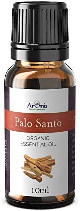Aromis Organic Palo Santo Essential Oil - USDA Cetified - čista terapijska ocjena 10ml - nerazrijeđena, premija, ulja za aromaterapijski