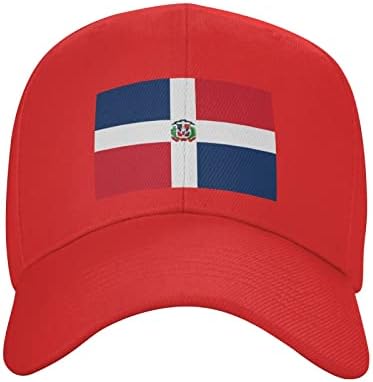 GHBC zastava Dominikanske Republike Odrasli bejzbol kapa Womans bejzbol kapu Podesivi muški šešir