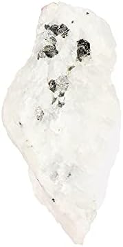 GEMHUB Izlječenje kristalno bijelo bijelo Rainbow kalcitna boja neobična sirove grube 84,45 karat certificirani prirodni dragulj ...