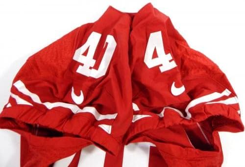 2015 San Francisco 49ers 40 Igra izdana Crveni dres 42 DP35571 - Neincign NFL igra rabljeni dresovi