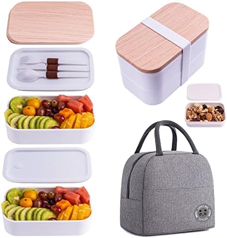 Uybieef Bento kutija za ručak za ručak s torbom za ručak, japanski ručak kutija za ručak za odrasle, Bento ručak s nepropusnošću od