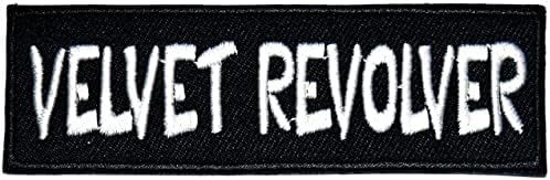 Kleenplus 3kom. Velvet Revolver zakrpe Slogan riječi slova bajker vezeno gvožđe na šivati zakrpu za odeću farmerke jakne šeširi ruksaci