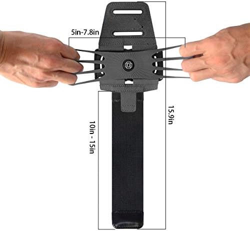Holster za Sony Xperia XA2 - Activestretch Sport Armband, podesiva traka za vježbanje i trčanje za Sony Xperia XA2 - Jet Black