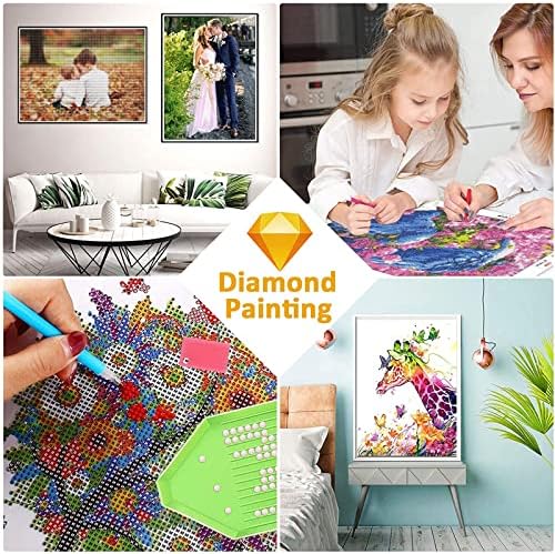 Dijamantni setovi za odrasle / djecu 5d DIY Diamond Art Boint s punim kvadratnim dijamantskim umjetničkim modernim plavim apstraktnim