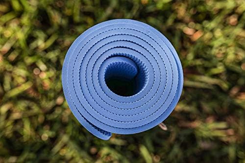 Mat Matra za jogu, ekološka prostirka za fitnes vježbe sa neklizajućom teksturiranom površinom, prostirka za trening Od 6 mm za jogu, Pilates i kućne vježbe na podu