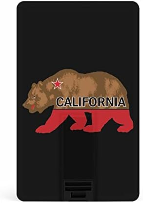 Kalifornijski medvjedi kreditna kartica USB Flash Personalizirana memorijska palica za pohranu pogona 64g
