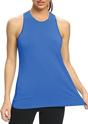 Mippo vježbe za žene za žene visoki vrat trkački spremnik s labavim atletskim joga majicama
