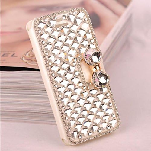 Jesiya za Galaxy Note 10 Plus/Galaxy Note 10 Plus 5G novčanik slučaj, slatka sjajna luksuzna Bling Glitter Crystal Diamond Rhinestone novčanik Flip Stand Case zaštitni poklopac cijelog tijela s utorom za kartice