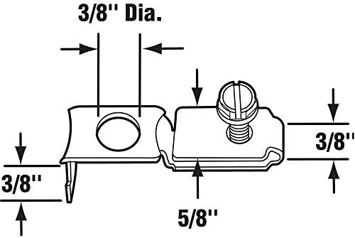Premijer MP6640 BI-savirni nosač vrata od vrha, čelik ,, 2 komad, cink
