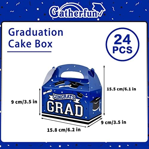 Kutije za diplomske poslastice 24 komada kutije za diplomske poklone, kutije za slatkiše, kutije za poslastice, kartonske kutije za
