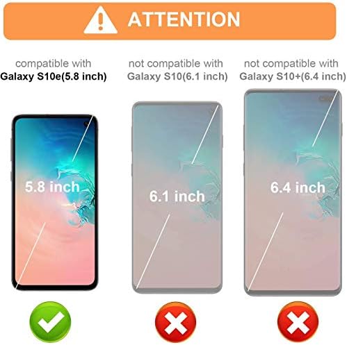 Samsung S10e torbica za novčanik sa držačem za kartice za žene, Kudex koverta knjiga dizajn kože Flip zaštitni [Stand Feature] magnetna torbica sa kvačilom sa zatvaračem sa 7 kaiševa za kartice za Galaxy S10e