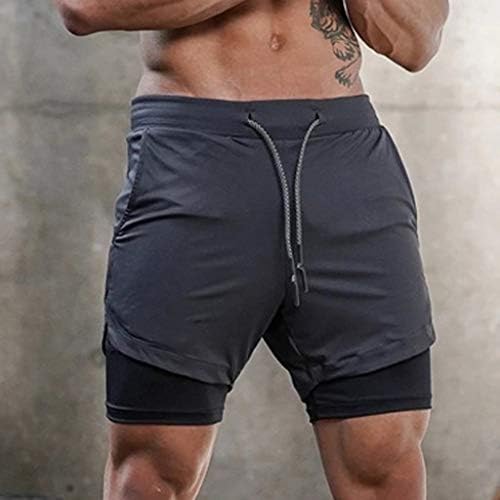 Bmisegm muški šorc muški ljetni džepovi za brzo sušenje unutar treninga sportske kratke hlače za trčanje muške traper teretne hlače