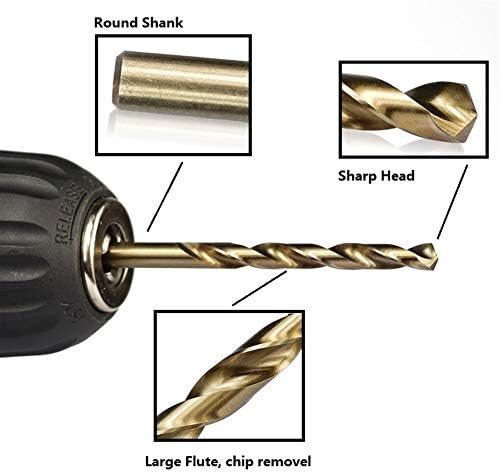 MOUNTAIN MEN višenamjenske burgije 1 - 13mm HSS M35 kobaltom presvučena burgija za uvijanje Drvo/Metal rezač rupa okrugla burgija