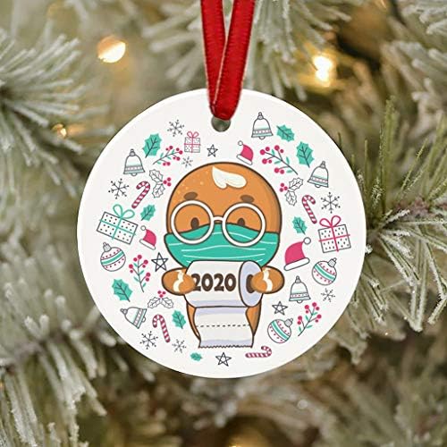 2020 Božić Ornament karantin, Božić drvo dekoracije,mir & amp; sreća dekoracije, Kreativni prijatelji poklon