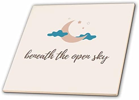 3drose Inspirational Quotes for Women under the Open Sky-Tiles