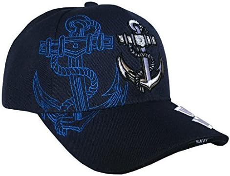 Američka mornarica Sidro Naval Baseball 3d vezena kapa šešir