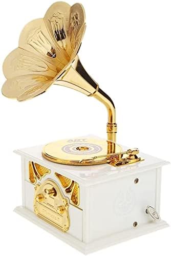 Luvadu muzičke kutije za ručnu mašinu Model Music Box Retro Music Box Toys Room Ornament Poklon za djecu Prijatelji za baby Kidy kćeri rođendan