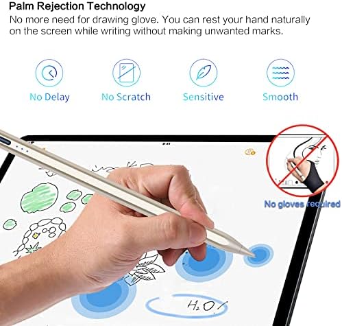 Stylus olovka za iPad, Apple olovka 2. generacija za iPad Pro 11 / 12,9 inča, Apple olovka za iPad 9. Gen, iPad Mini 5/6 Gen, iPad Air 3/4/5, iPad olovka za iPad Stylus za iPad 2018-2022, zvezda