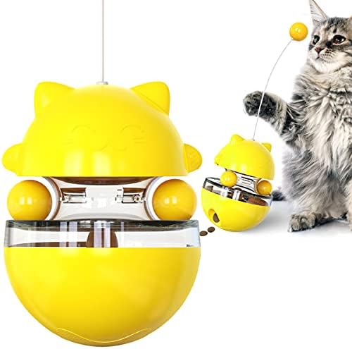 PET Cat Tumbler Swing igračke Interaktivni smiješni balsis Tumbler curila loptu za hranu
