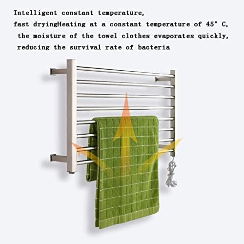 Ručnik toplica za ručnik grijač grijača za kupatilo Električni ručnik sušilica zidni utikač za kupanje grijač od nehrđajućeg čelika