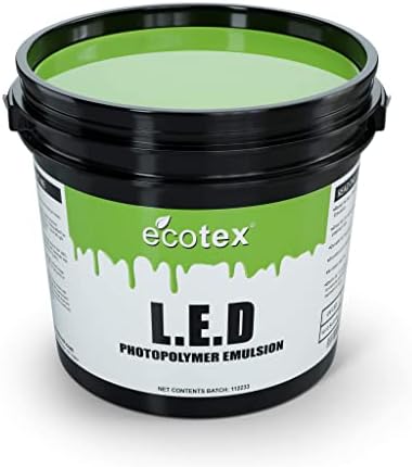 ECOTEX® L E D Emulzija za ispis na ekranu Pre - Senzibilizirana emulzija fotografija za svilene ekrane, tekstil i tkaninu - za sitotisak plastisol tinte, zalihe ekrana