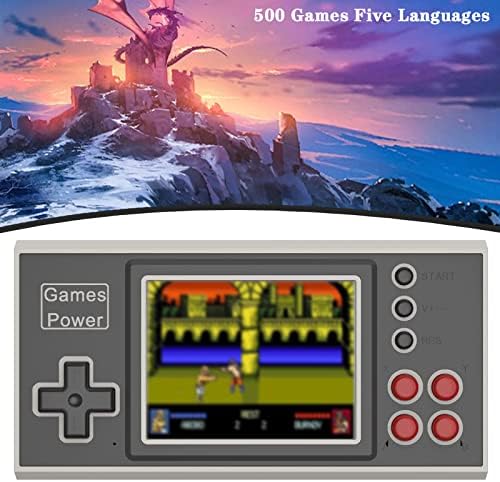 Retro game Console 3 ekran, ugrađeni 1000 klasične igre i 2 bežični kontroleri, podrška TV priključak & Double Play, ručni kaseta igra za djecu odrasle.…
