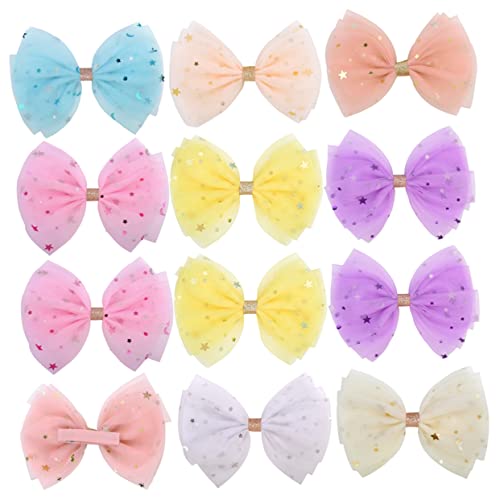 GALPADA 48 kom dječje šljokice za kosu mašne za kosu za djevojčice Baby Girl hair Accessories Baby hair Accessories hair Accessory