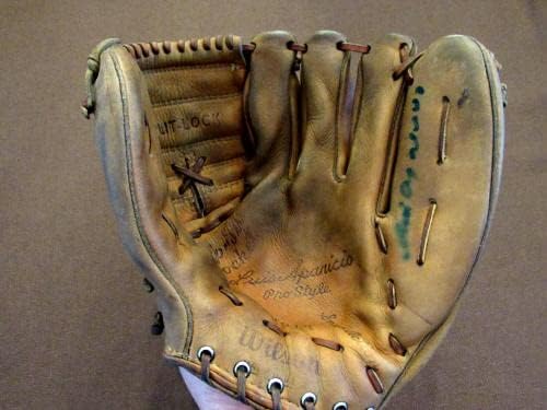 Luis Aparicio Chicago White Sox Orioles Hof potpisao Auto Vintage Wilson rukavice JSA-MLB rukavice sa autogramom