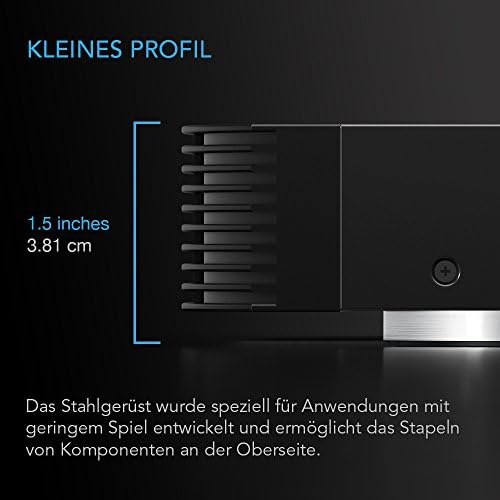 AC Infinity AIRCOM T10, tihi sistem ventilatora za hlađenje 17 prednji izduvni sistem, za prijemnike, Ampere, DVR, av komponente ormarića